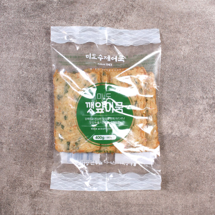 [주문생산] 수제 깻잎어묵 400g